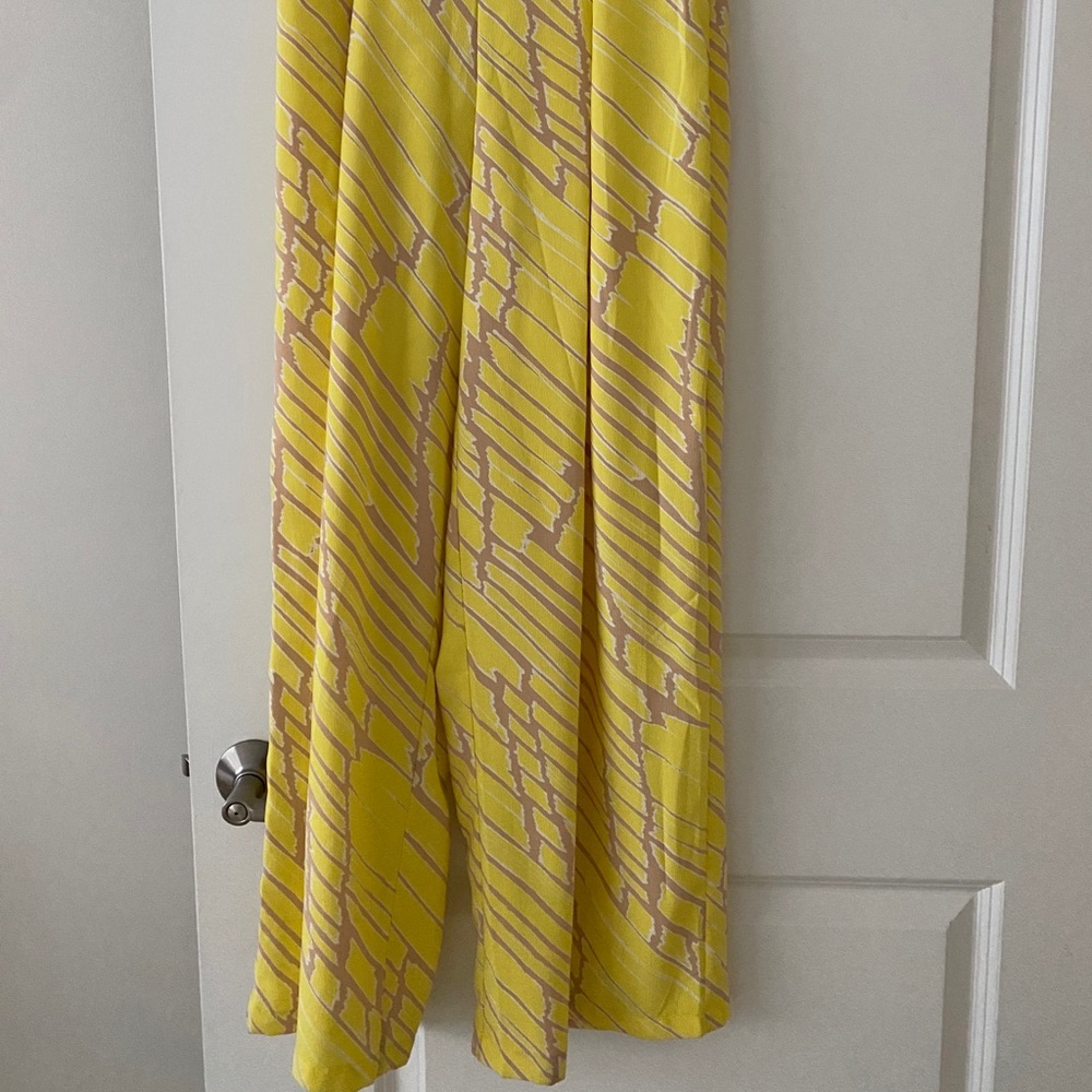 High waisted chiffon flowy pant
